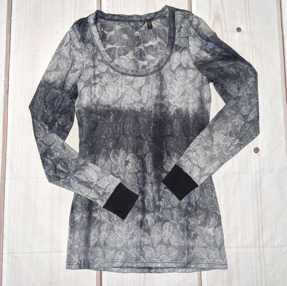 BKE Boutique Lace Layering Top EUC